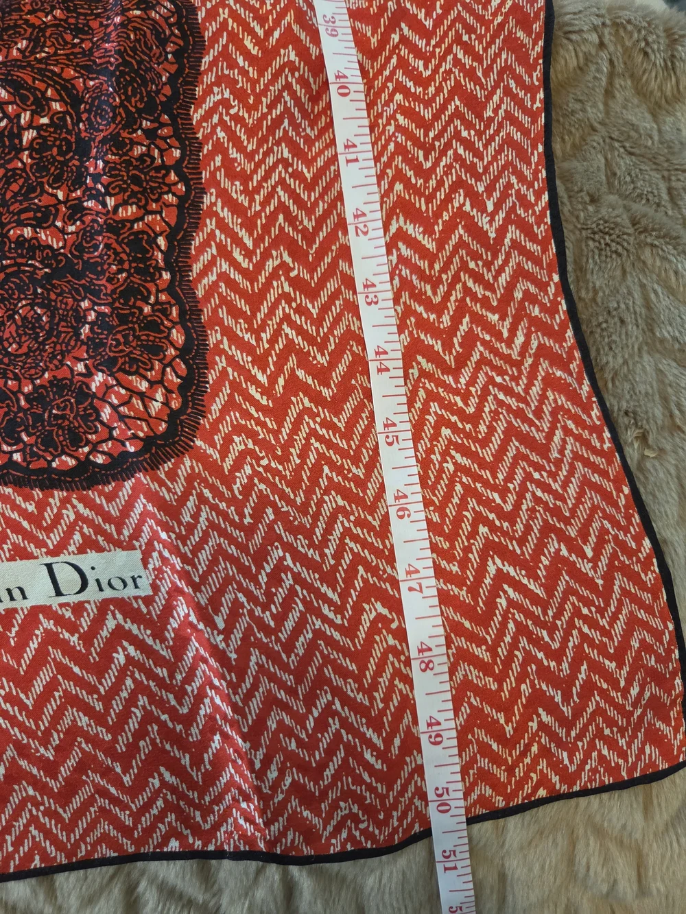 Christian Dior Scarf 100% Silk Beautiful